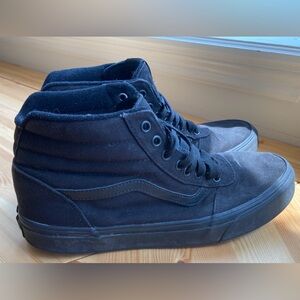 Men’s Vans Sk8-Hi High Top Skate Shoes Sneakers Black Size 10